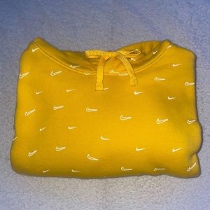 yellow nike hoodie